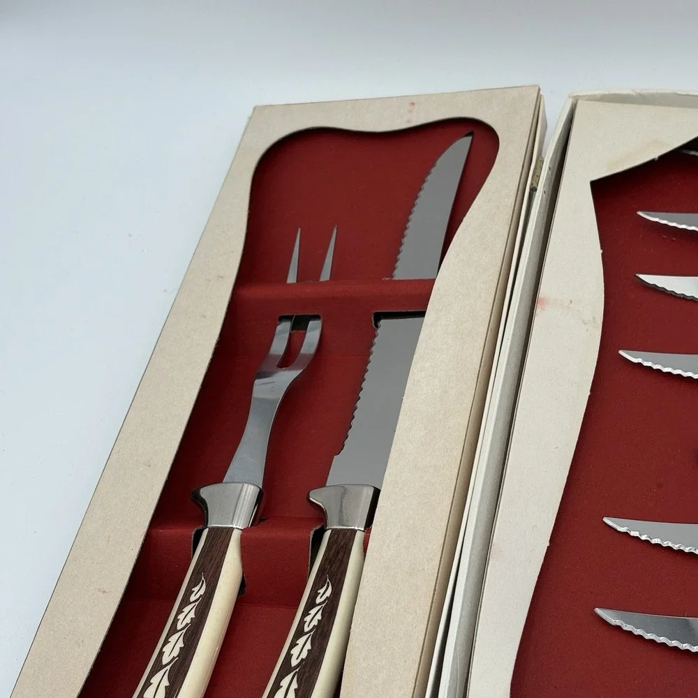 Vintage Regent Sheffield Stainless Steel 19 Piece Treasure Chest Cutlery Set New